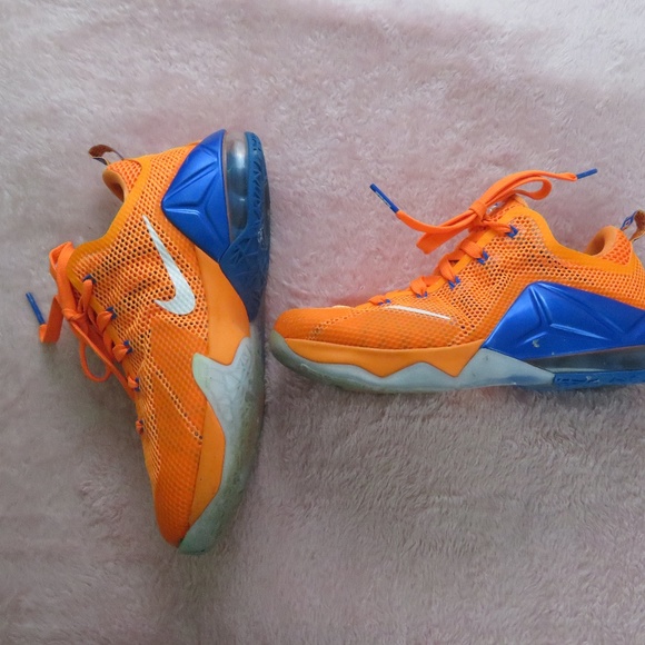 lebron 12 orange and blue